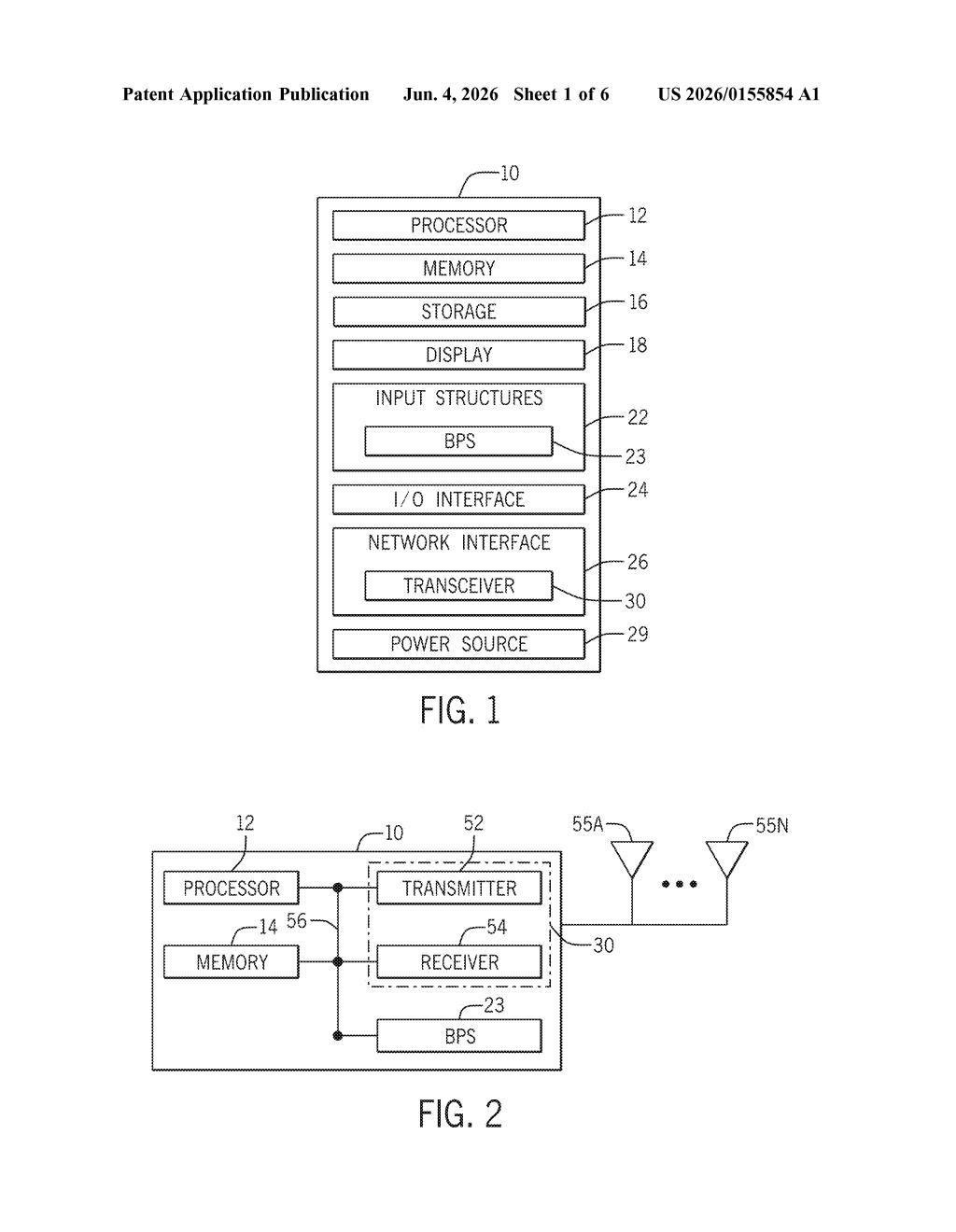 Apple Patent: Body-Proximity 5G Power Control Explained — figure from US 2026/0155854 A1