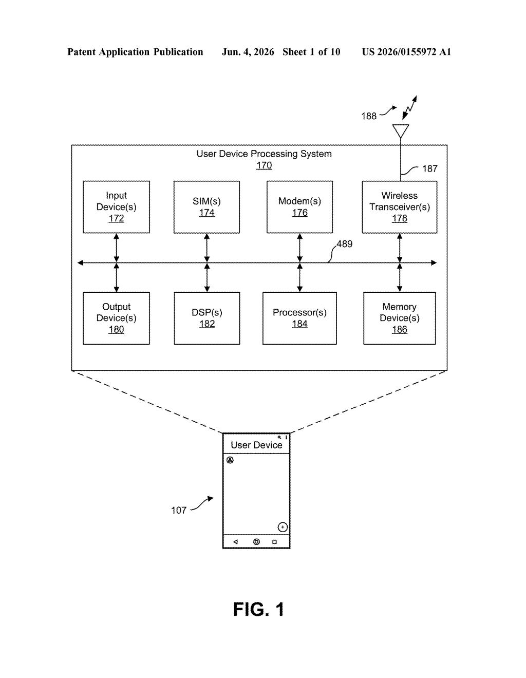Qualcomm Patent: Private RFID Lost-and-Found System — figure from US 2026/0155972 A1