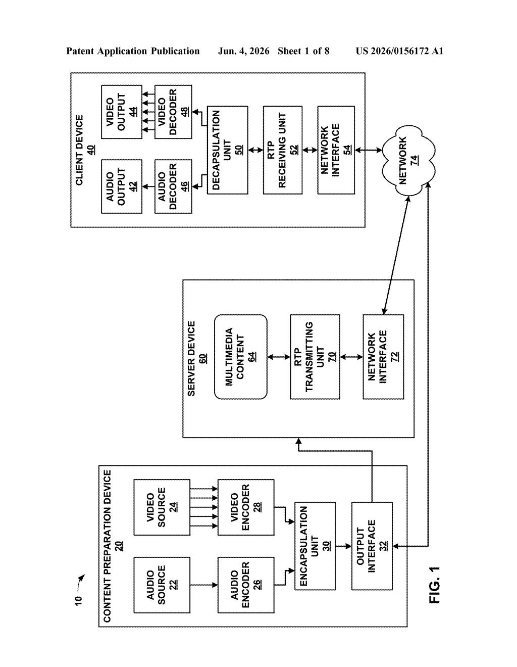 Qualcomm Patent: Media Data Burst Size Correction — figure from US 2026/0156172 A1