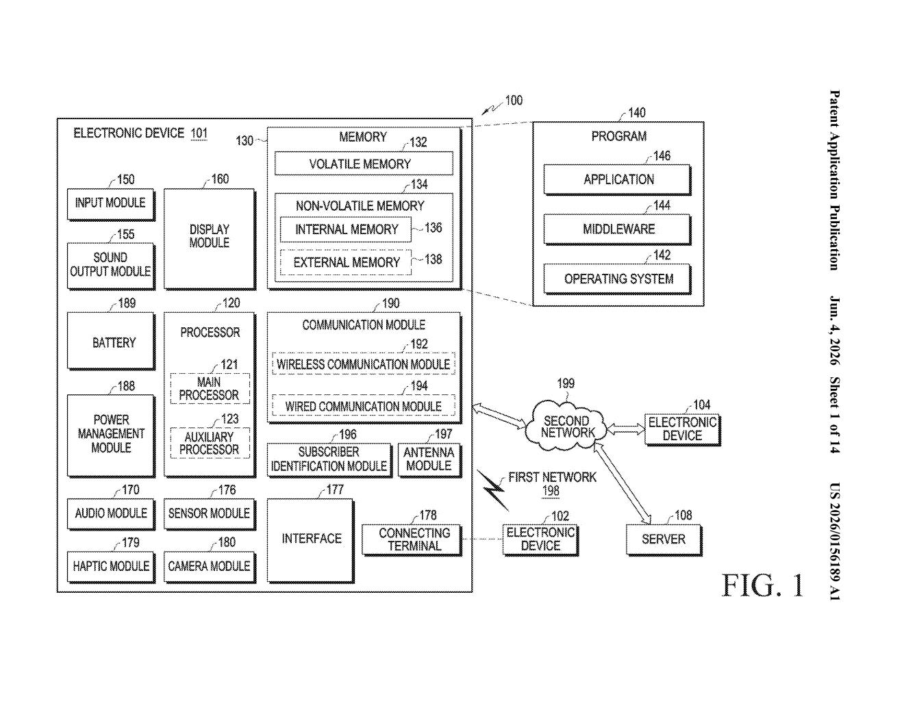 Samsung Patent: IoT Device Sleep States & Server Keep-Alive — figure from US 2026/0156189 A1