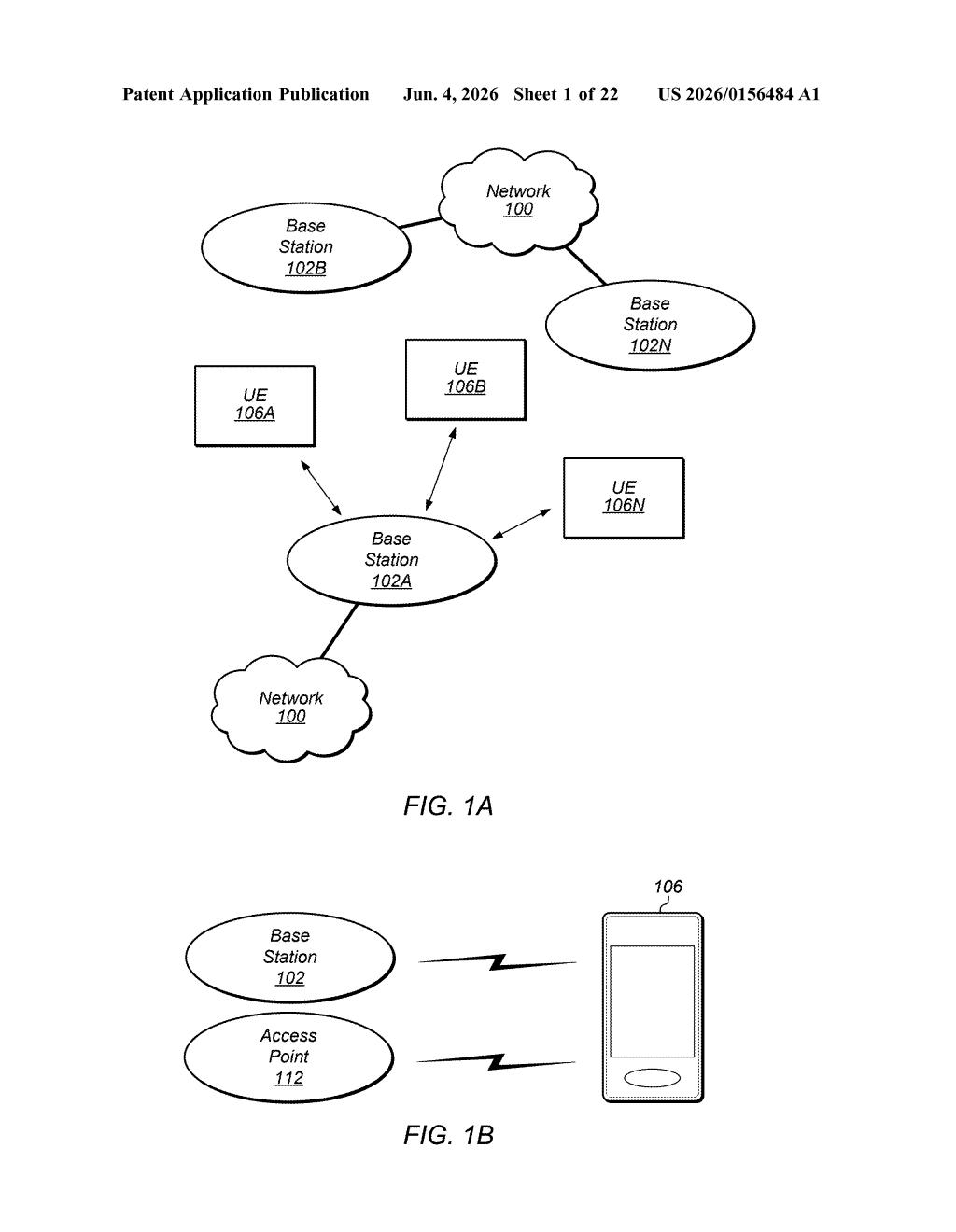 Apple Patent: CBRS Network Interface Management Explained — figure from US 2026/0156484 A1