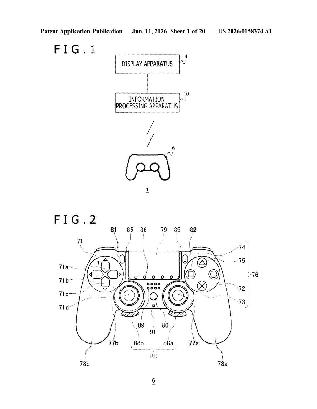 Sony Patent: Controller Analog Stick Calibration System — figure from US 2026/0158374 A1