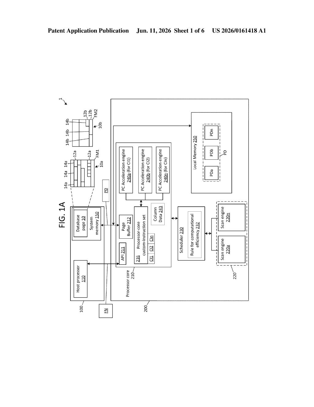 Samsung Patent: Processing Data Inside Storage Devices — figure from US 2026/0161418 A1