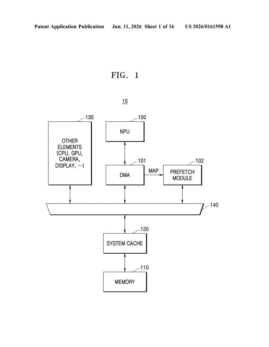 Samsung Patent: AI Chip That Pre-Loads Its Own Data — figure from US 2026/0161598 A1