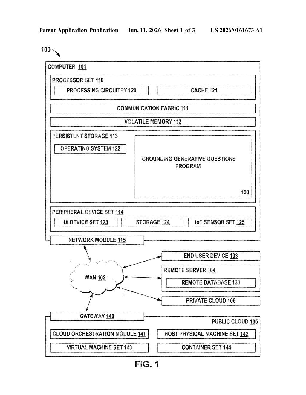 IBM Patent: Stopping AI Hallucinations in Database Queries — figure from US 2026/0161673 A1