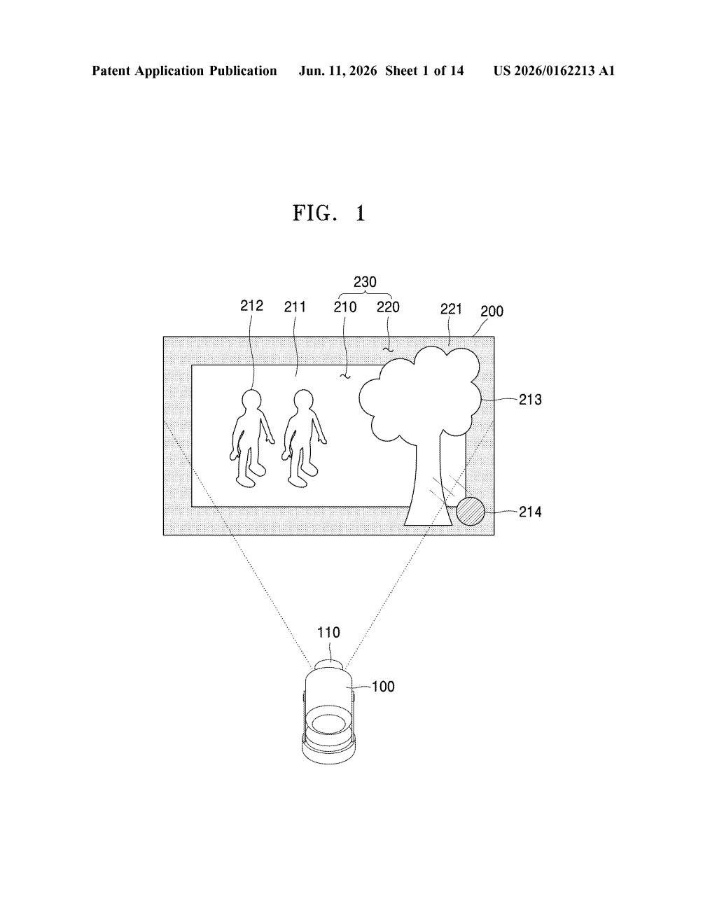 Samsung Patent: AI Image Correction for Screen Borders — figure from US 2026/0162213 A1