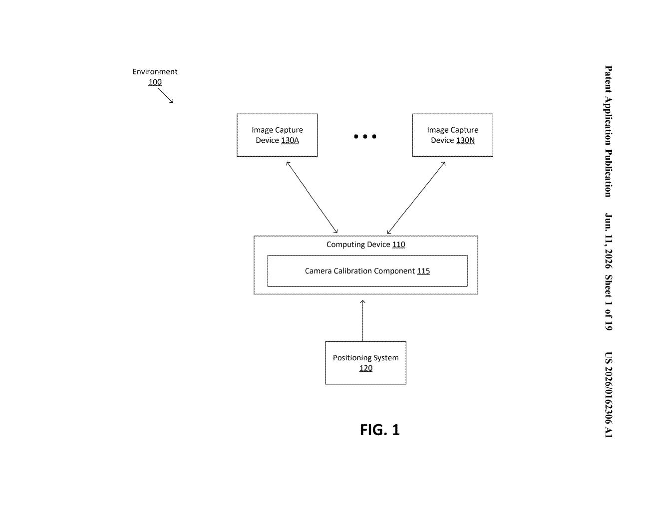 Nvidia Patent: Automatic Large-Scale Camera Calibration — figure from US 2026/0162306 A1