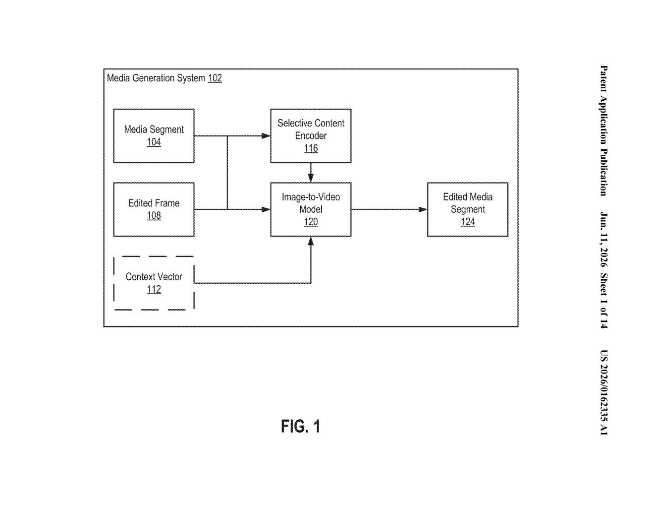 Adobe Patent: Spreading Video Edits Across Every Frame Automatically — figure from US 2026/0162335 A1