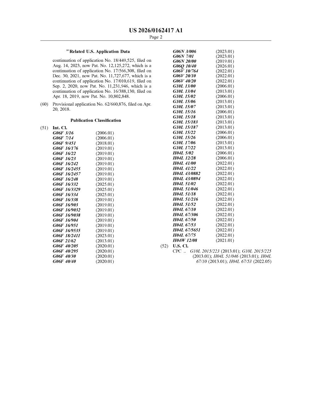 Meta Patent: Gesture + Voice Control for AI Assistants — figure from US 2026/0162417 A1
