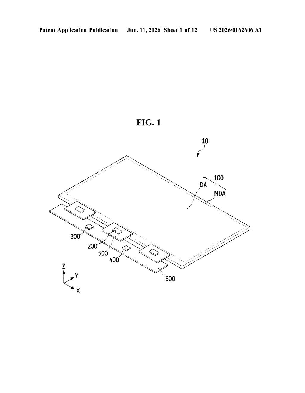 Samsung Display Patent: OLED Pixel Drive Circuit — figure from US 2026/0162606 A1