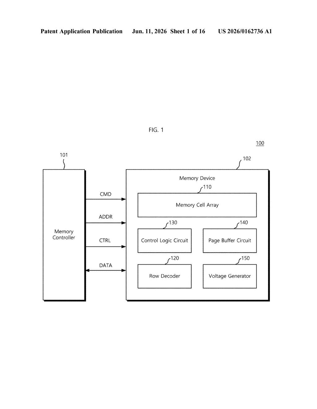 Samsung Patent: Flash Memory Leakage Detection Explained — figure from US 2026/0162736 A1