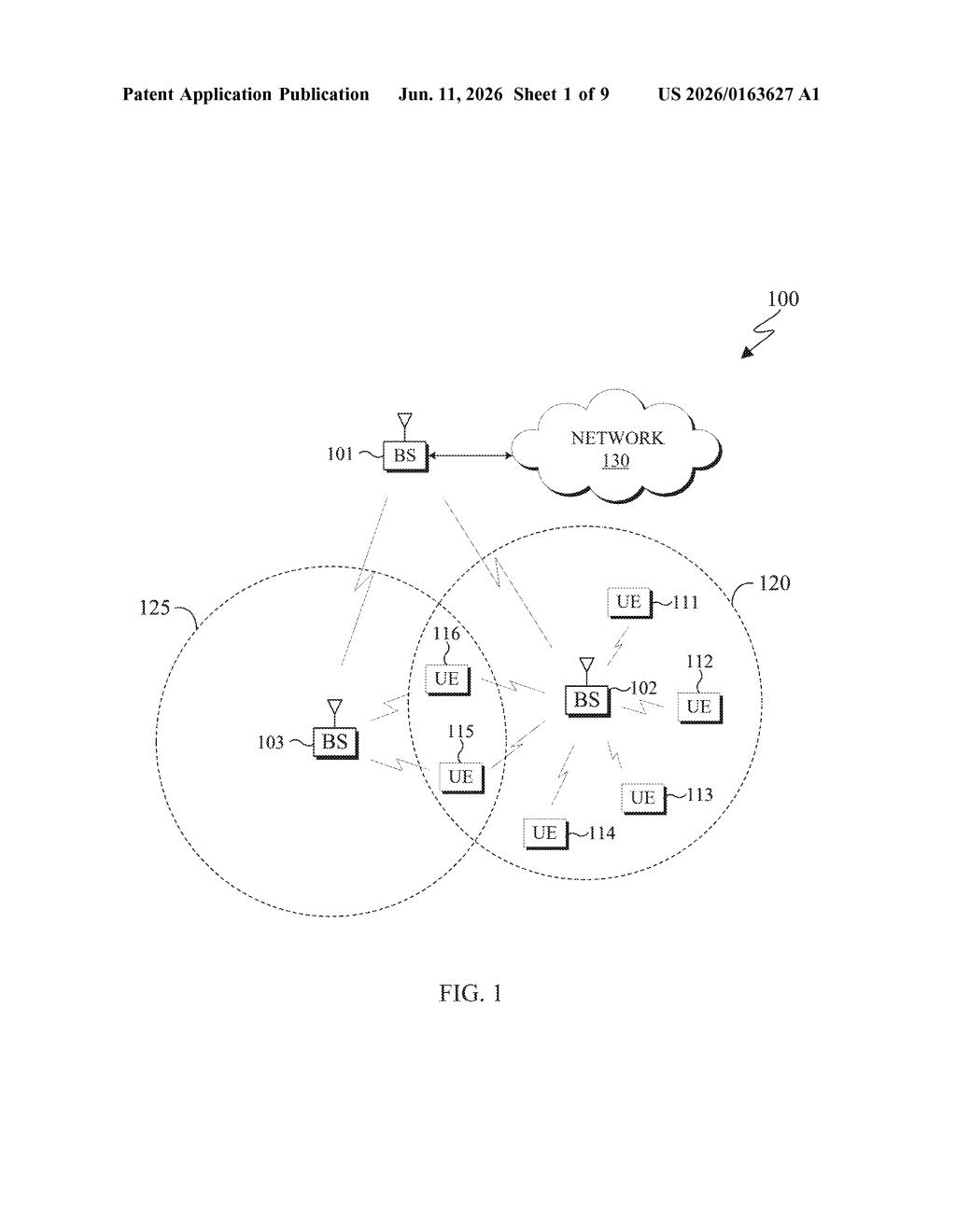 Samsung Patent: 5G Multi-Tower Antenna Signal Filtering — figure from US 2026/0163627 A1