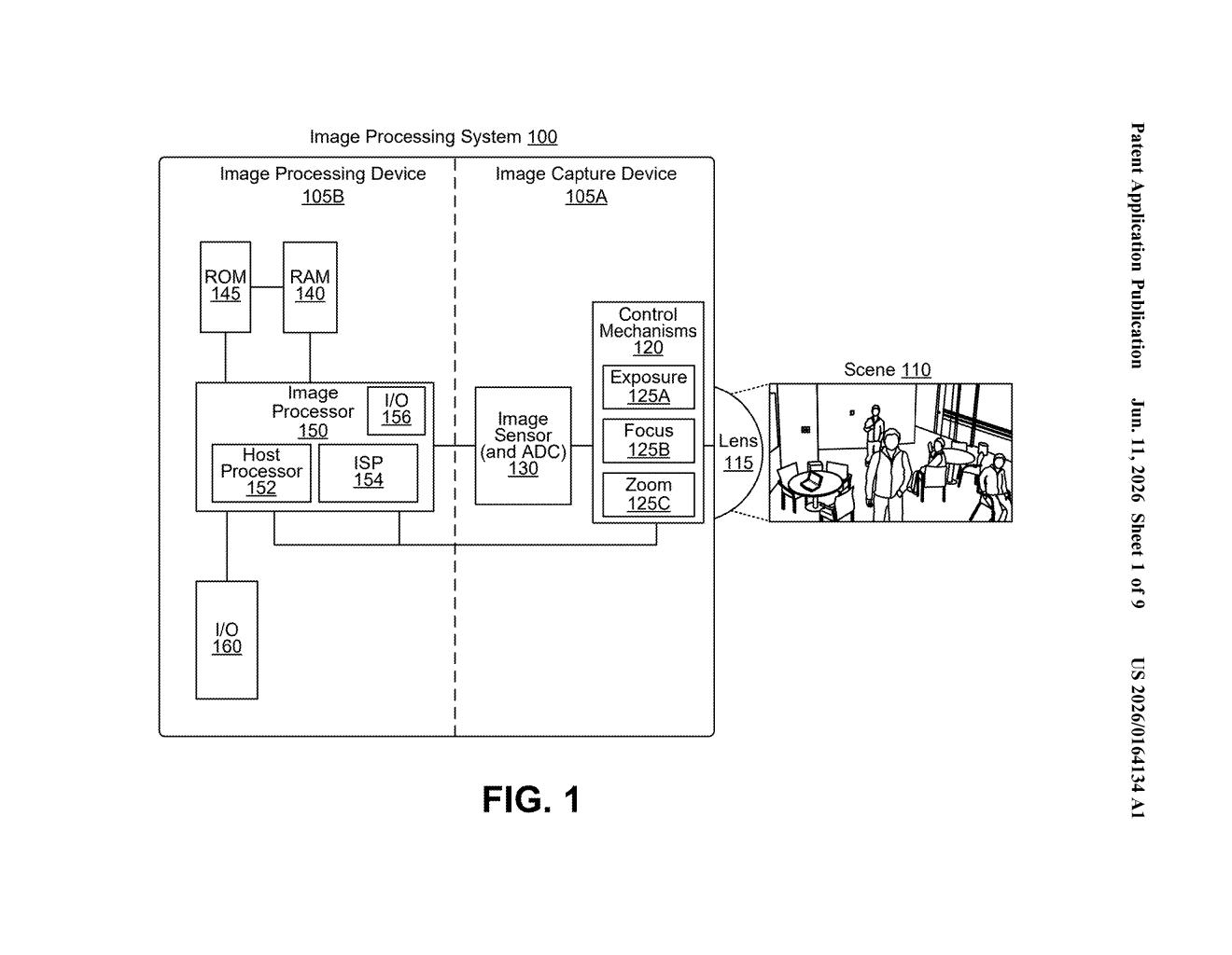Qualcomm Patent: HDR Flicker Fix for Phone Cameras — figure from US 2026/0164134 A1