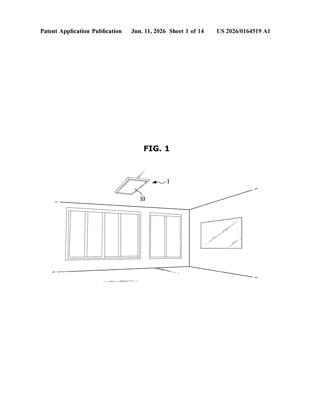 Samsung Patent: Smart Lighting That Adjusts to Room Direction and Time — figure from US 2026/0164519 A1