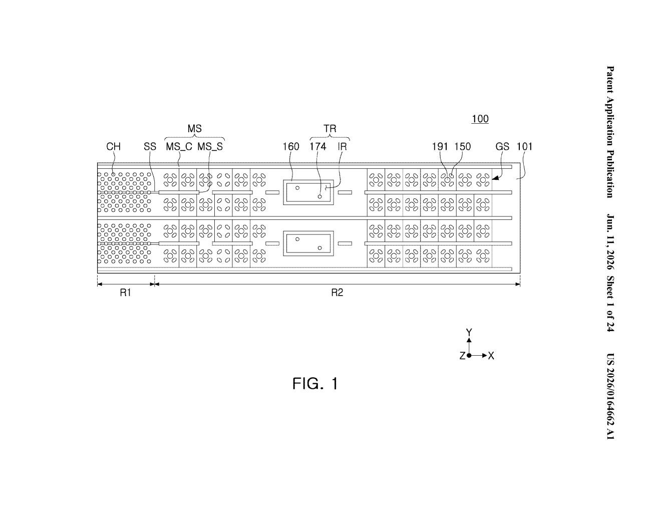 Samsung Patent: 3D NAND Flash Memory Stacking Method — figure from US 2026/0164662 A1