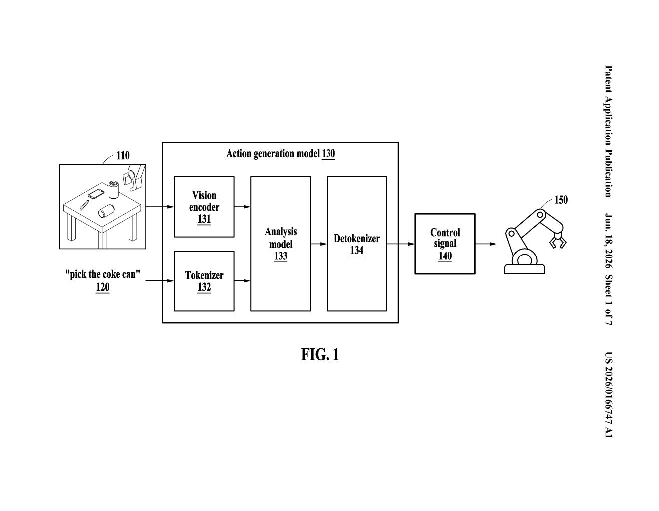 Samsung Patent: AI-Driven Robot Task Planning System — figure from US 2026/0166747 A1