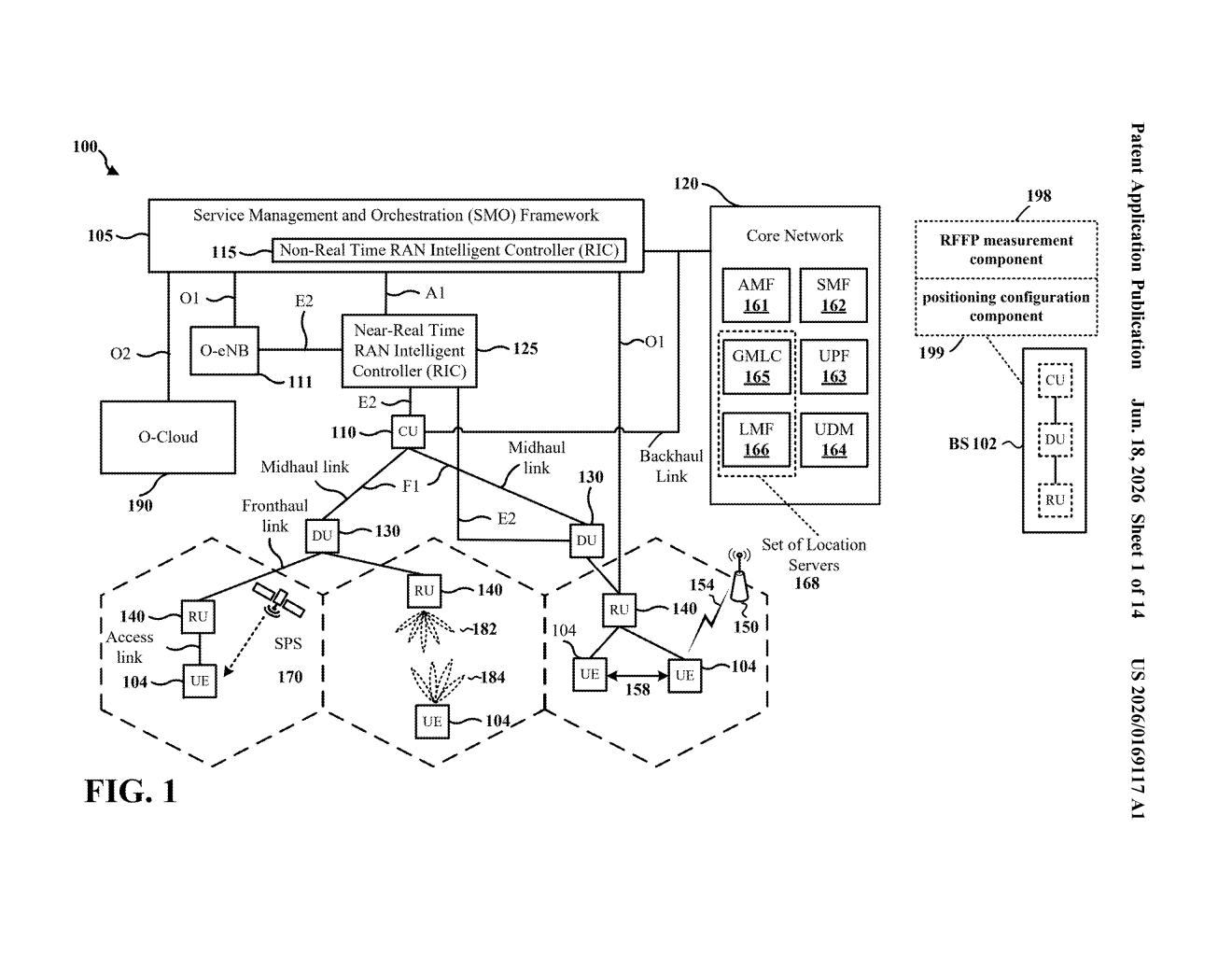 Qualcomm Patent: RF Fingerprint Displacement Positioning — figure from US 2026/0169117 A1