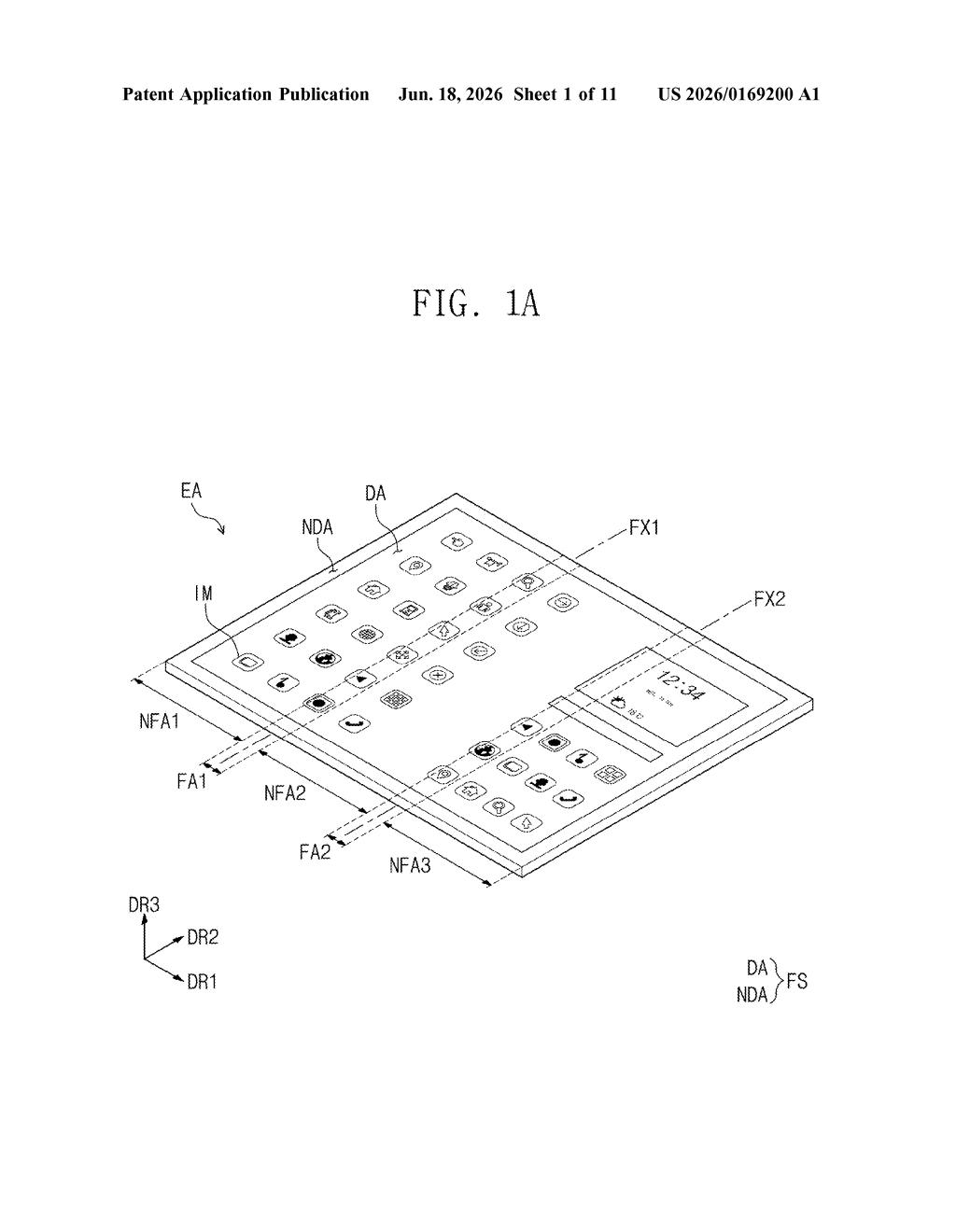 Samsung Display Patent: Foldable Screen Coating Explained — figure from US 2026/0169200 A1