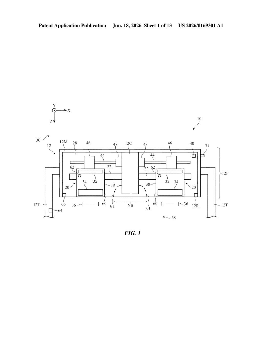 Apple Patent: AR Headset Lens Position Tracking — figure from US 2026/0169301 A1