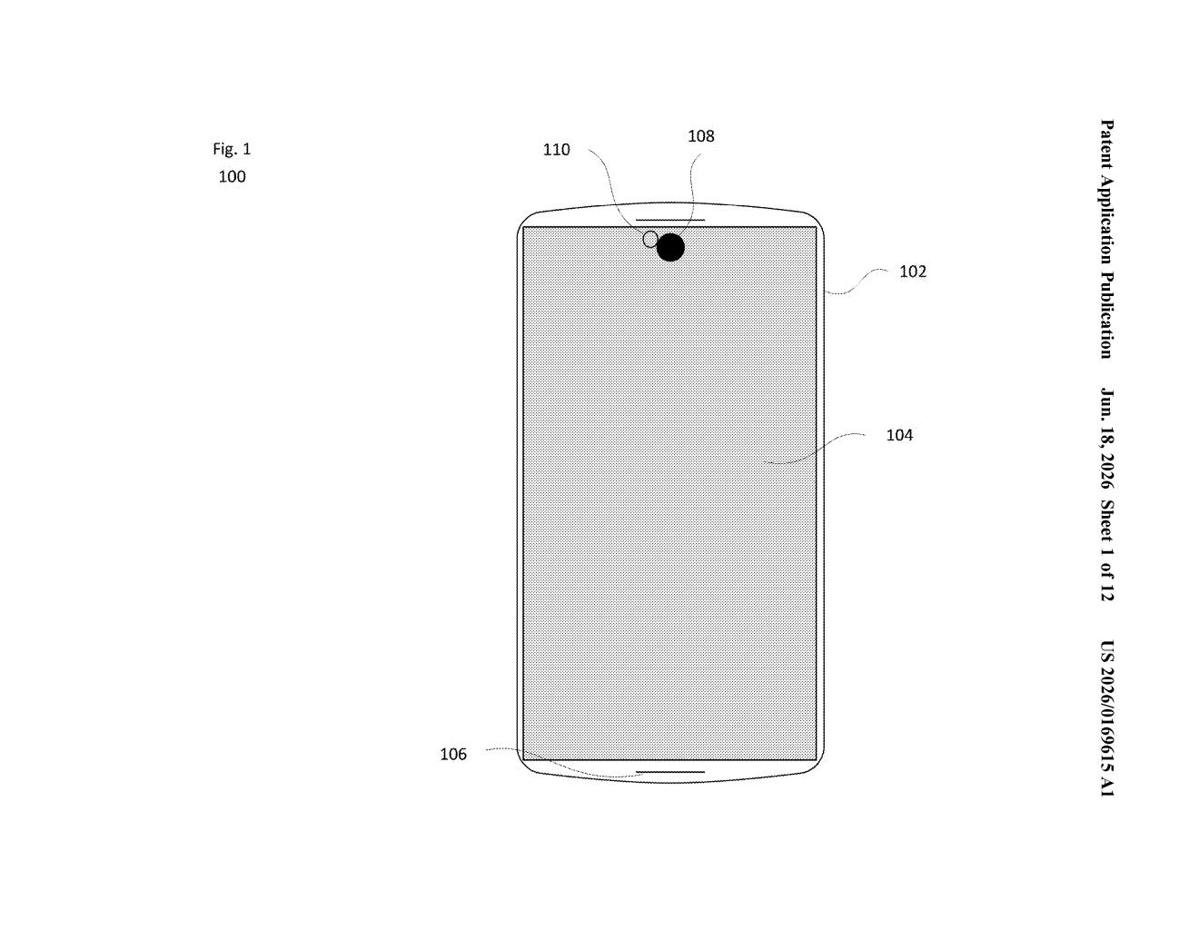 Google Patent: Contextual Swipe Gesture UI System Explained — figure from US 2026/0169615 A1