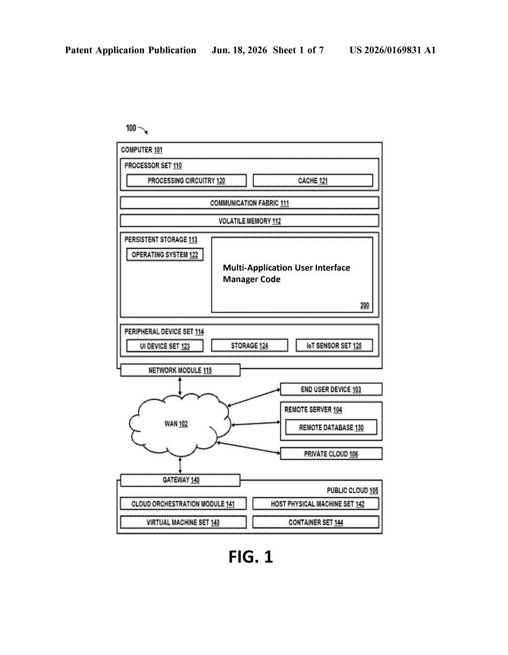 IBM Patent: AI System That Links Actions Across Apps — figure from US 2026/0169831 A1