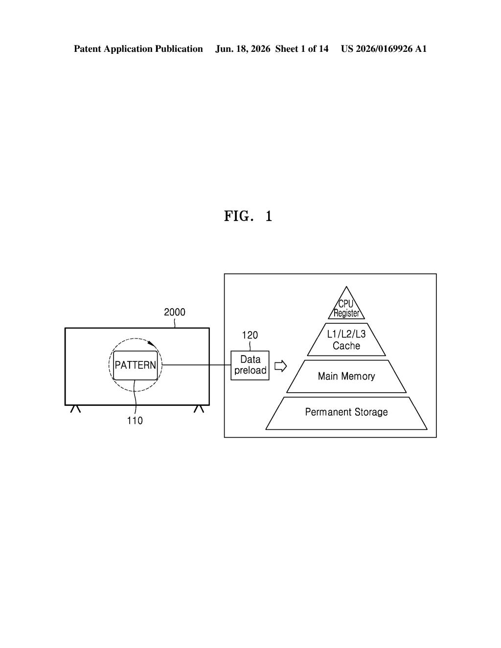 Samsung Patent: Predictive Data Preloading for Faster Apps — figure from US 2026/0169926 A1