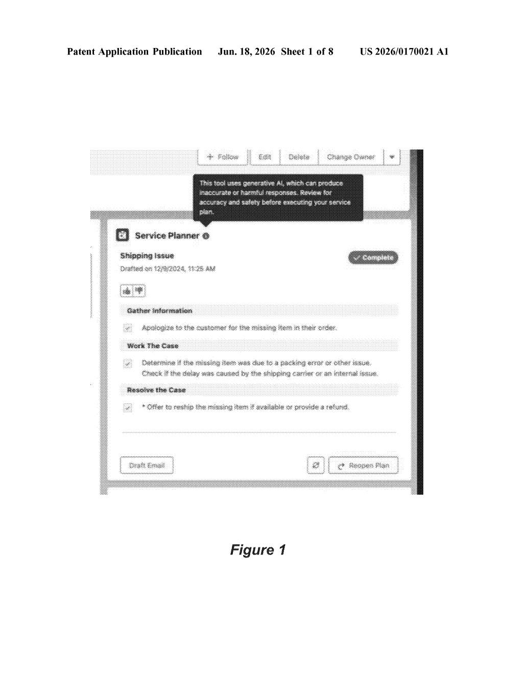 Salesforce Patent: AI Plans Built From Multiple Expert Views — figure from US 2026/0170021 A1