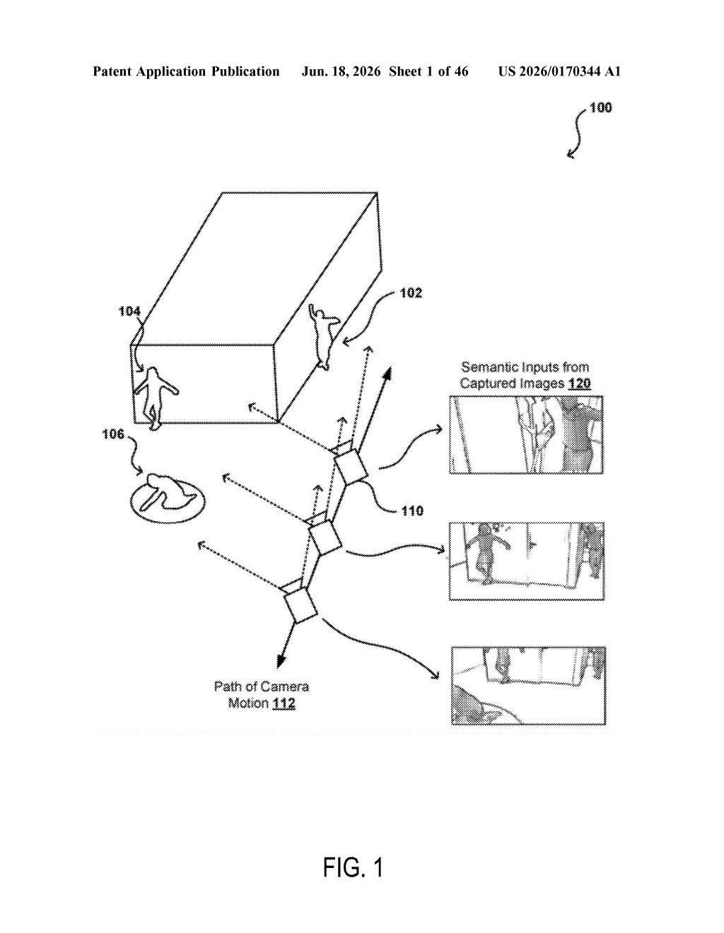 Nvidia Patent: Neural Network Video Synthesis from Point Clouds — figure from US 2026/0170344 A1