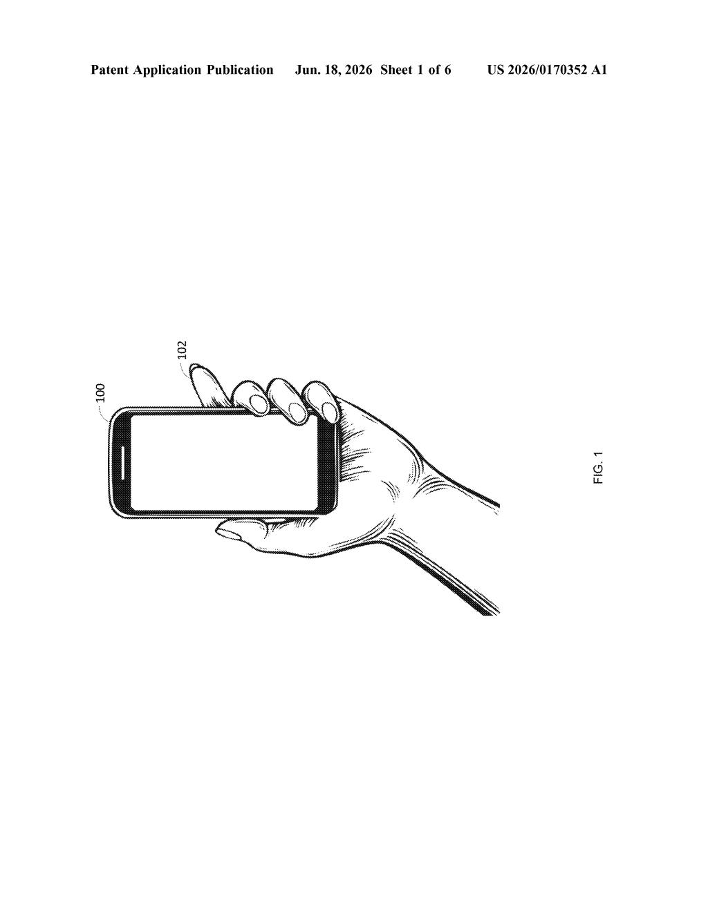 Microsoft Patent: AI Hand Poses from Fingertip Data Only — figure from US 2026/0170352 A1