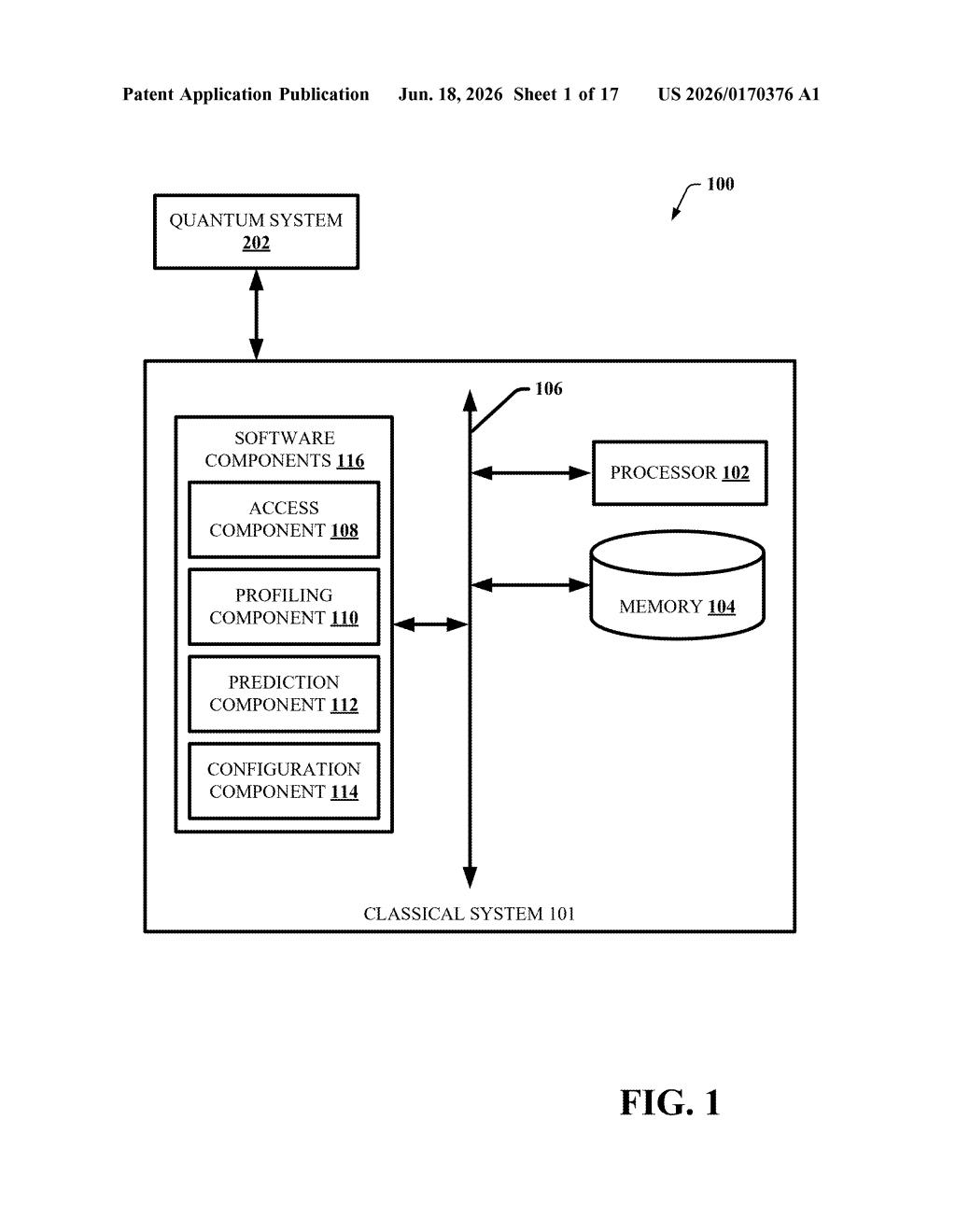 IBM Patent: Predicting Resource Use in Quantum Computers — figure from US 2026/0170376 A1