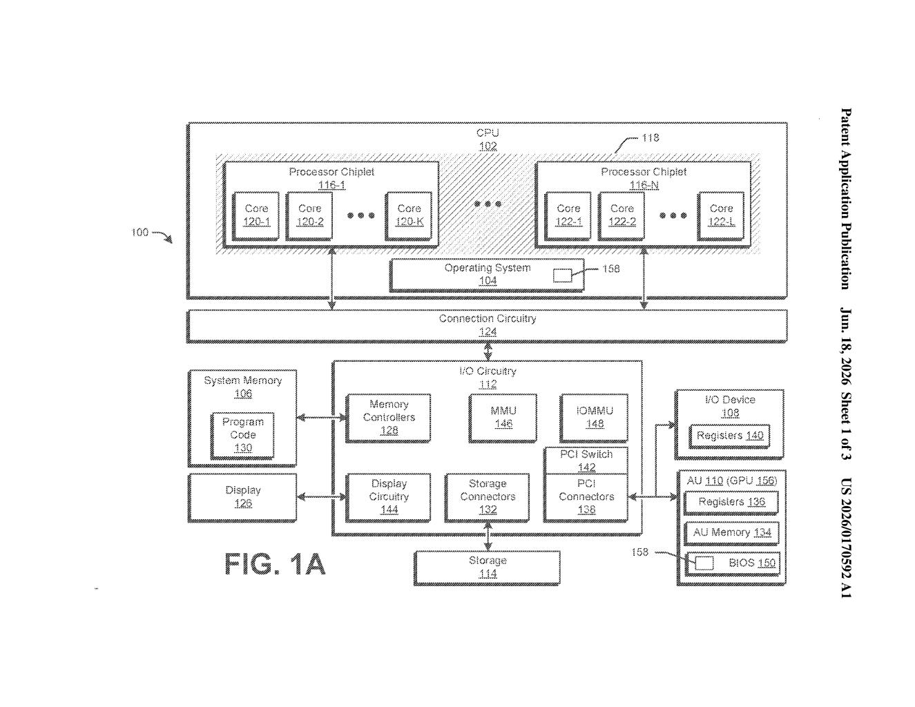 AMD ATI Patent: GPU Location Tracking in Data Centers — figure from US 2026/0170592 A1