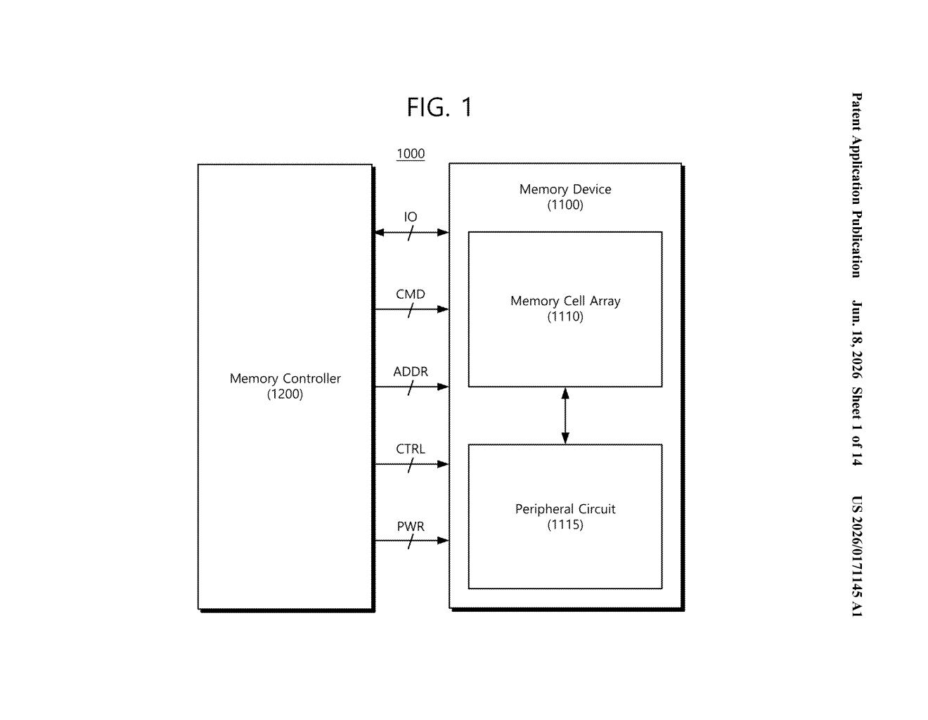 Samsung Patent: Memory Wordline Voltage Assist Circuit — figure from US 2026/0171145 A1
