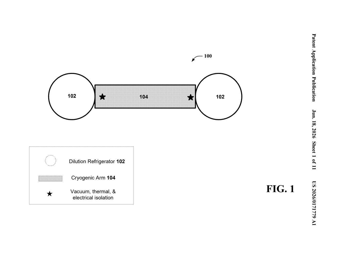 IBM Patent: Modular Cryogenic Chambers for Quantum Computers — figure from US 2026/0171779 A1