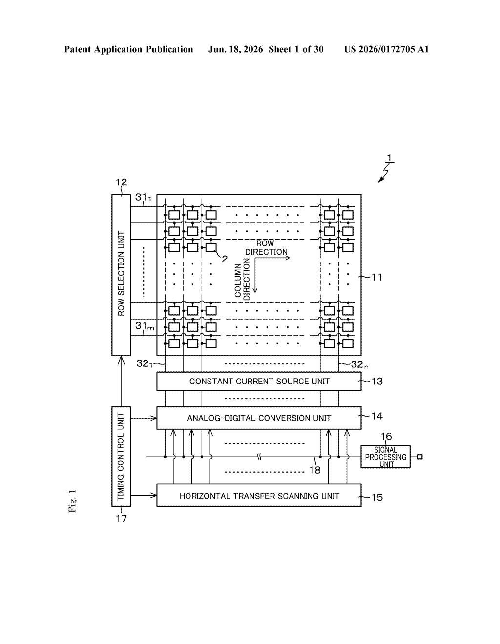 Sony Patent: Shared Pixel Sensor Capacitor for Better Low-Light — figure from US 2026/0172705 A1