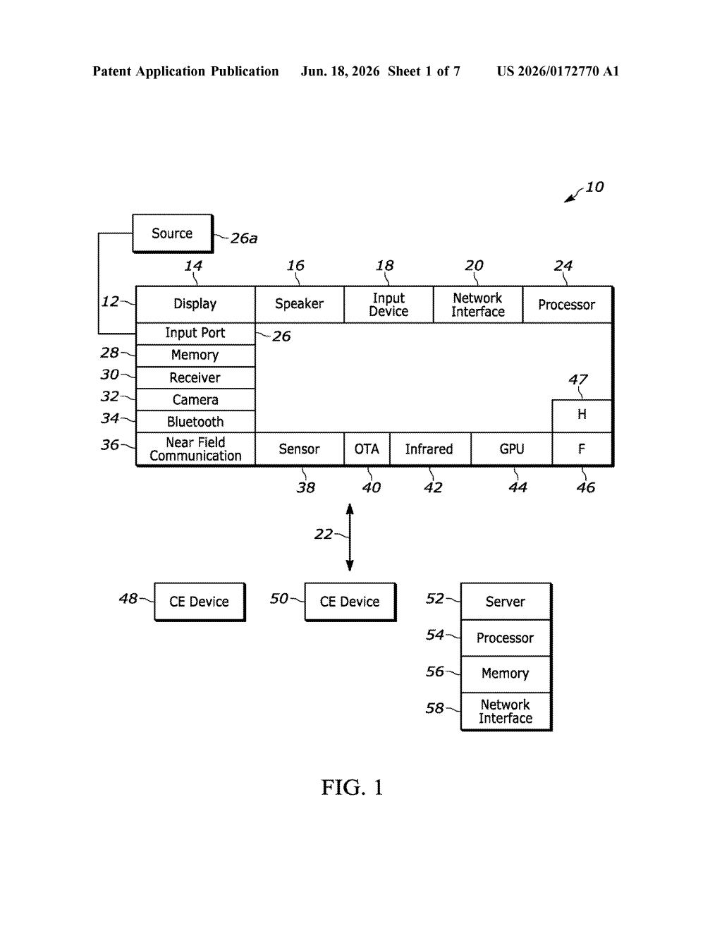 Sony Patent: Mono Audio Spatial Positioning in VR Games — figure from US 2026/0172770 A1