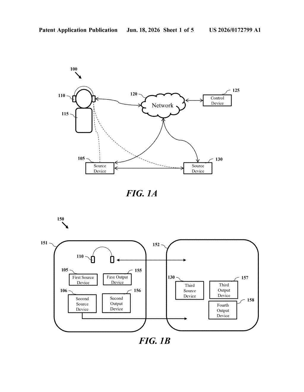 Sony Patent: Auto-Switching Bluetooth as You Move Between Rooms — figure from US 2026/0172799 A1