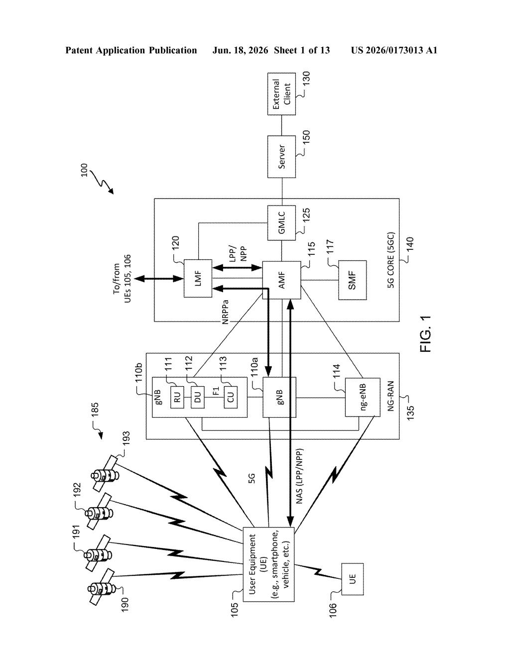 Qualcomm Patent: Digital Twin Multi-Hypothesis Positioning — figure from US 2026/0173013 A1