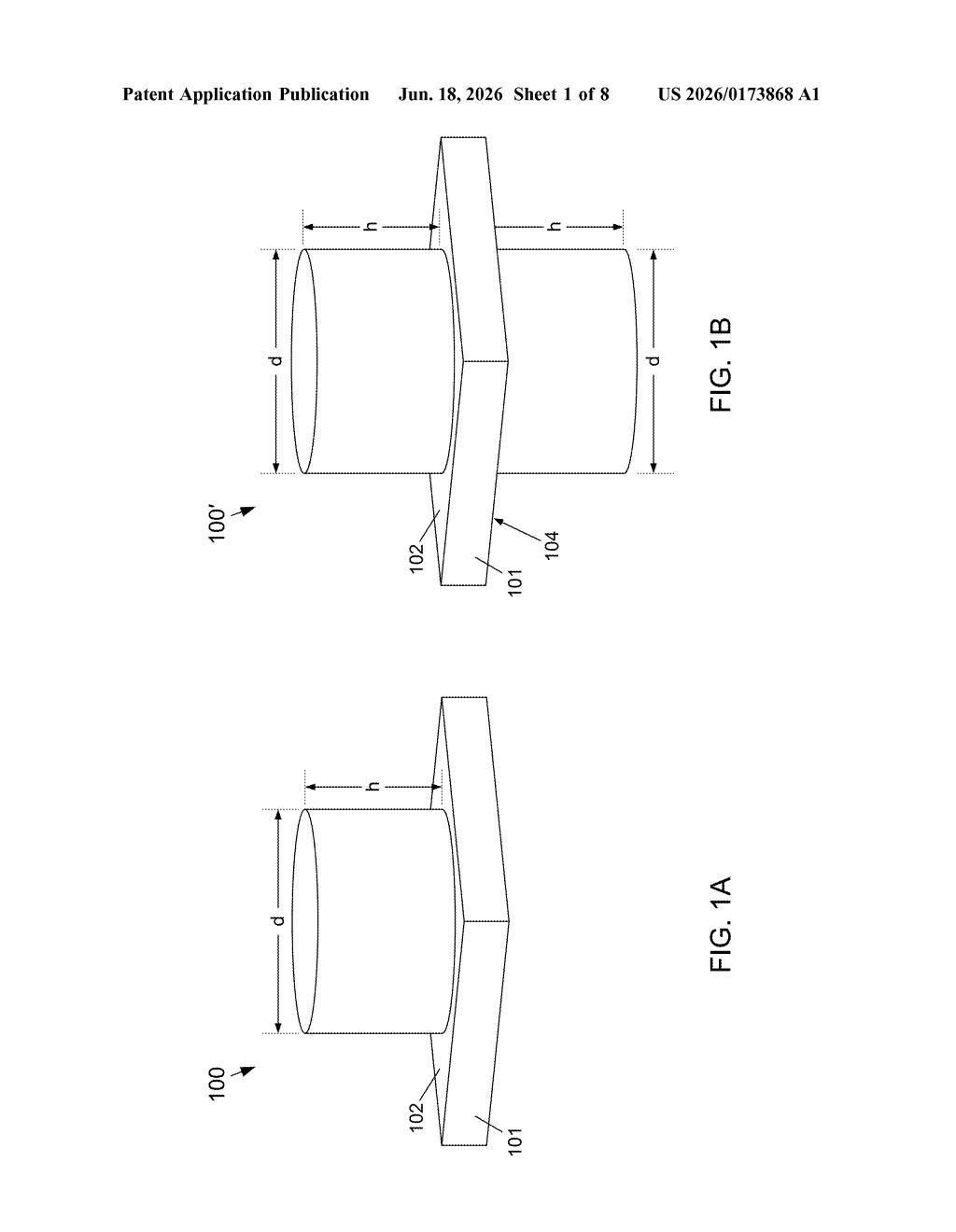 Samsung Patent: Nanostructure Surfaces for Passive Cooling — figure from US 2026/0173868 A1