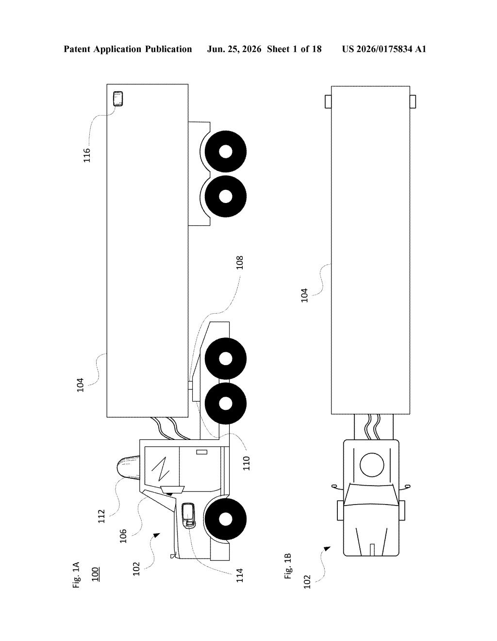 Waymo Patent: Detecting Trailer Anomalies in Self-Driving Vehicles — figure from US 2026/0175834 A1