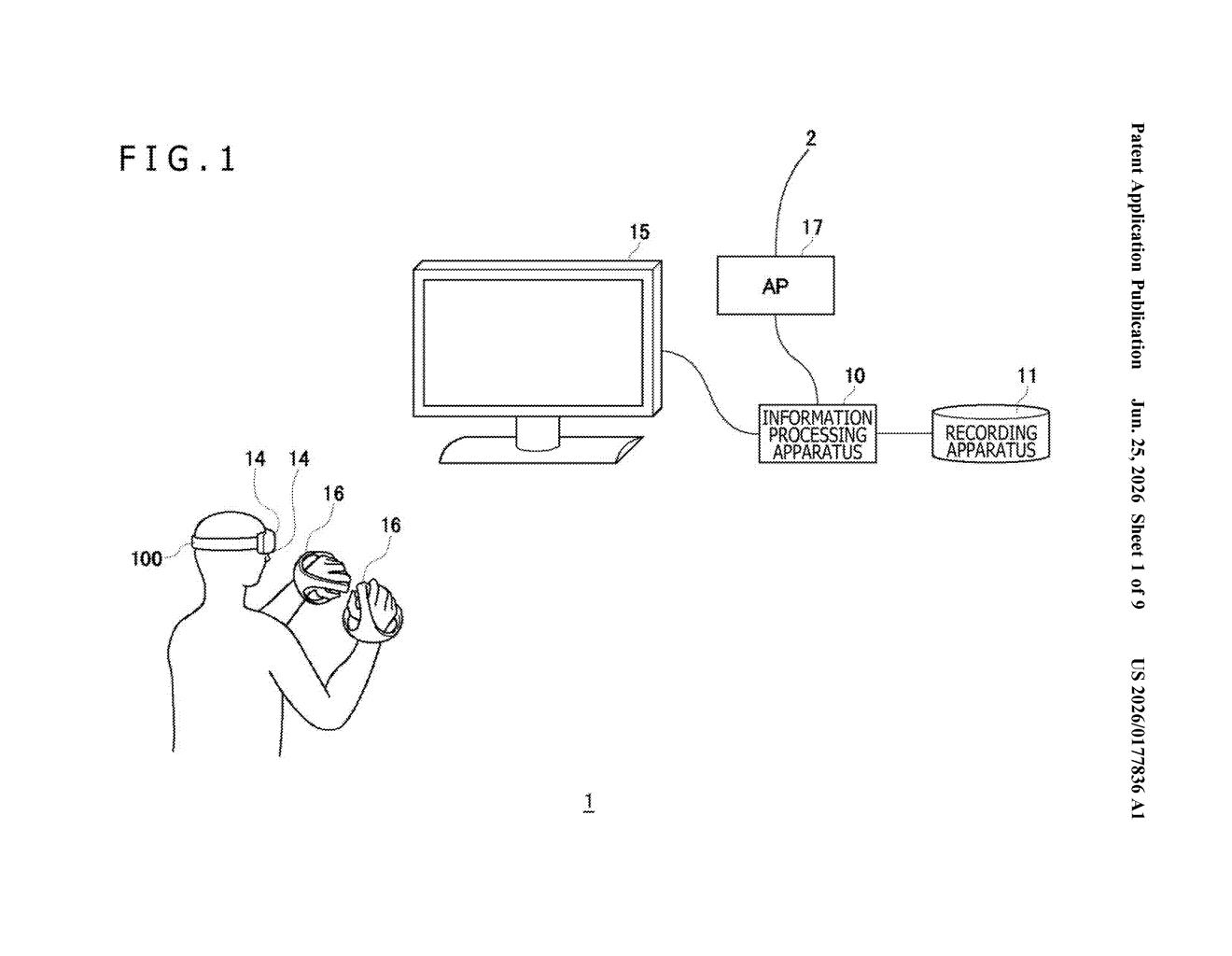 Sony Patent: Customizable Button on PlayStation VR Headset — figure from US 2026/0177836 A1