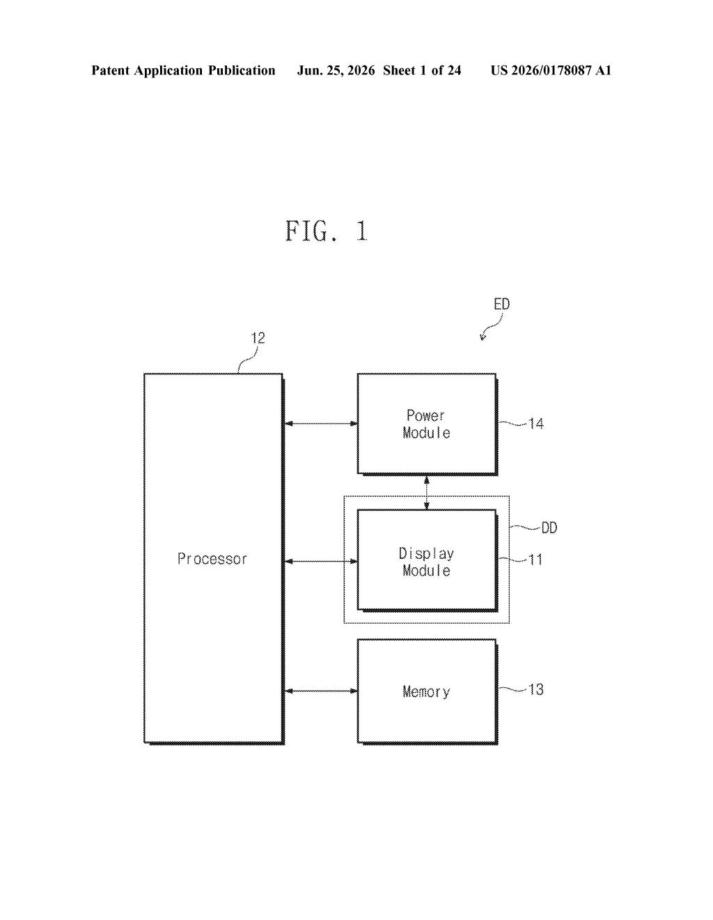 Samsung Patent: Foldable Phone Hinge Mechanism Explained — figure from US 2026/0178087 A1