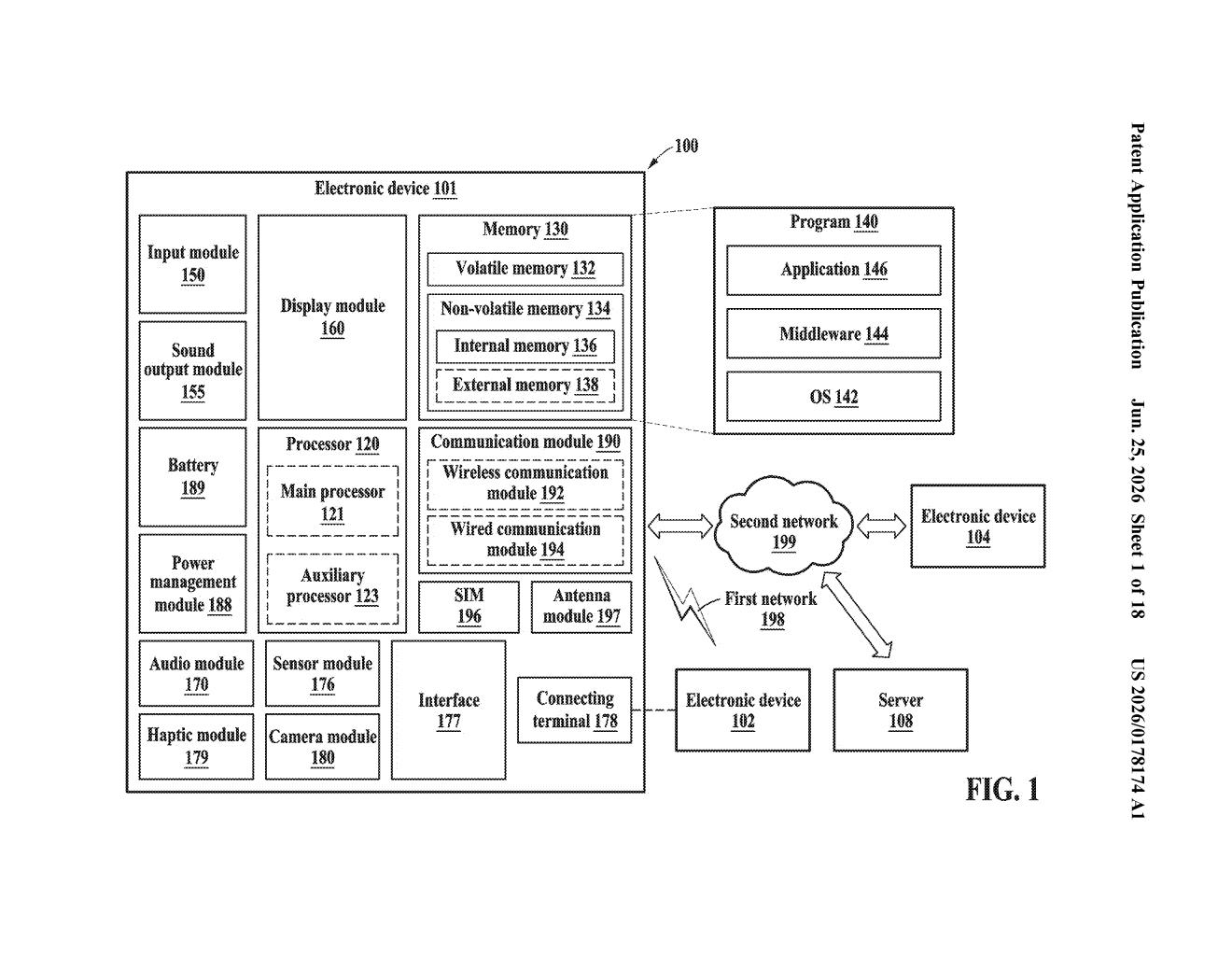 Samsung Patent: Auto-Generated Audio From Web Pages — figure from US 2026/0178174 A1