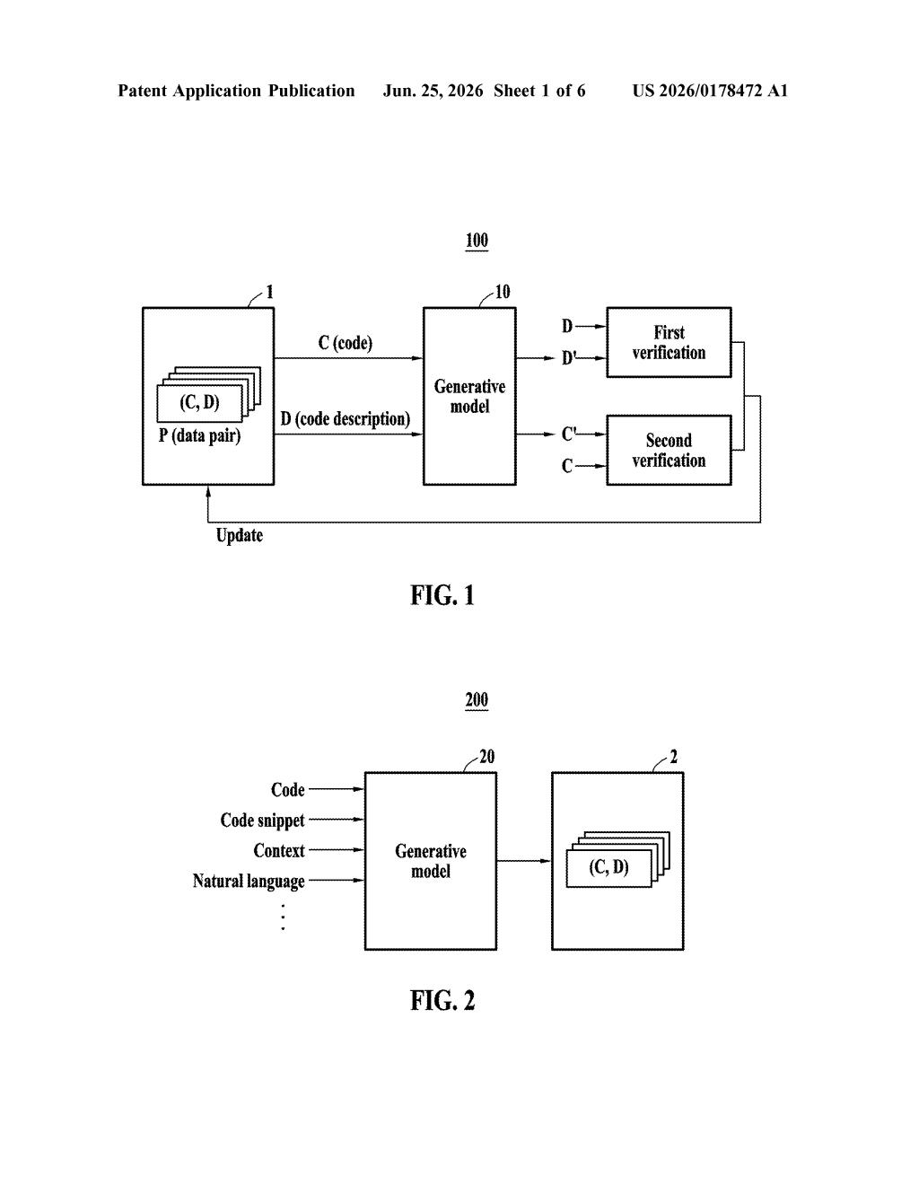 Samsung Patent: AI Training Data Verification for Code — figure from US 2026/0178472 A1