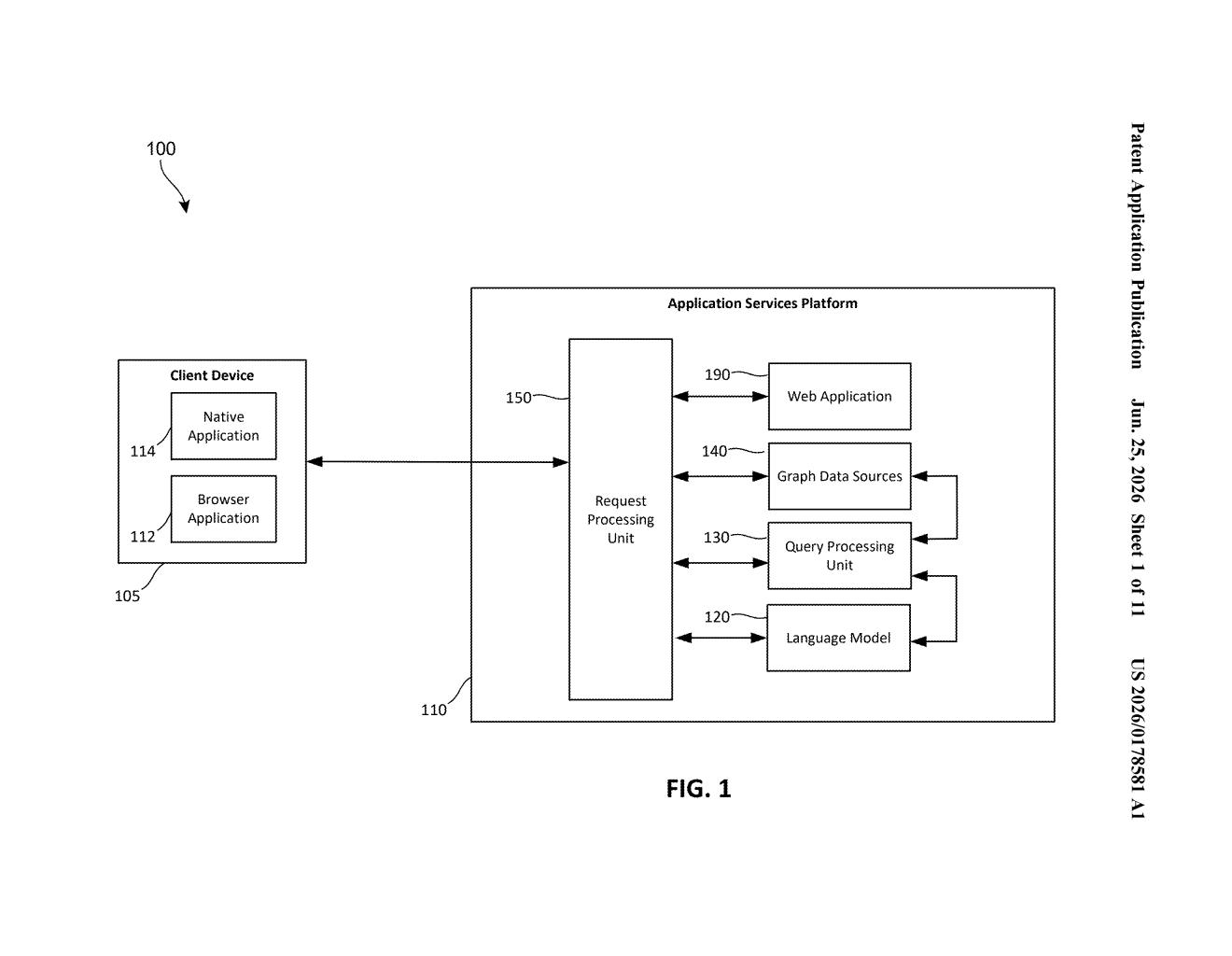 Microsoft Patent: AI + Graph Database Query System — figure from US 2026/0178581 A1