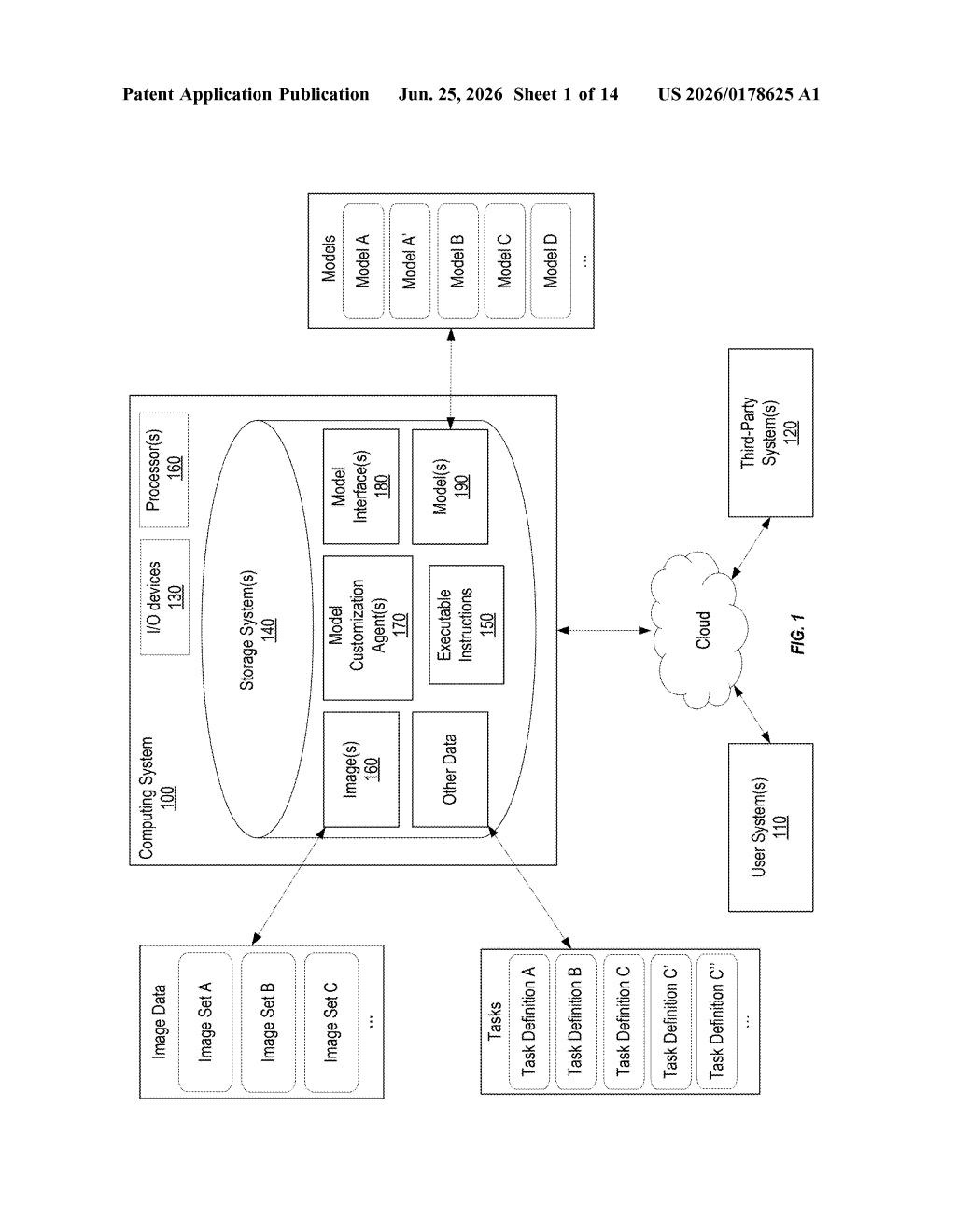 Microsoft Patent: Custom AI Vision Models Built by Conversation — figure from US 2026/0178625 A1