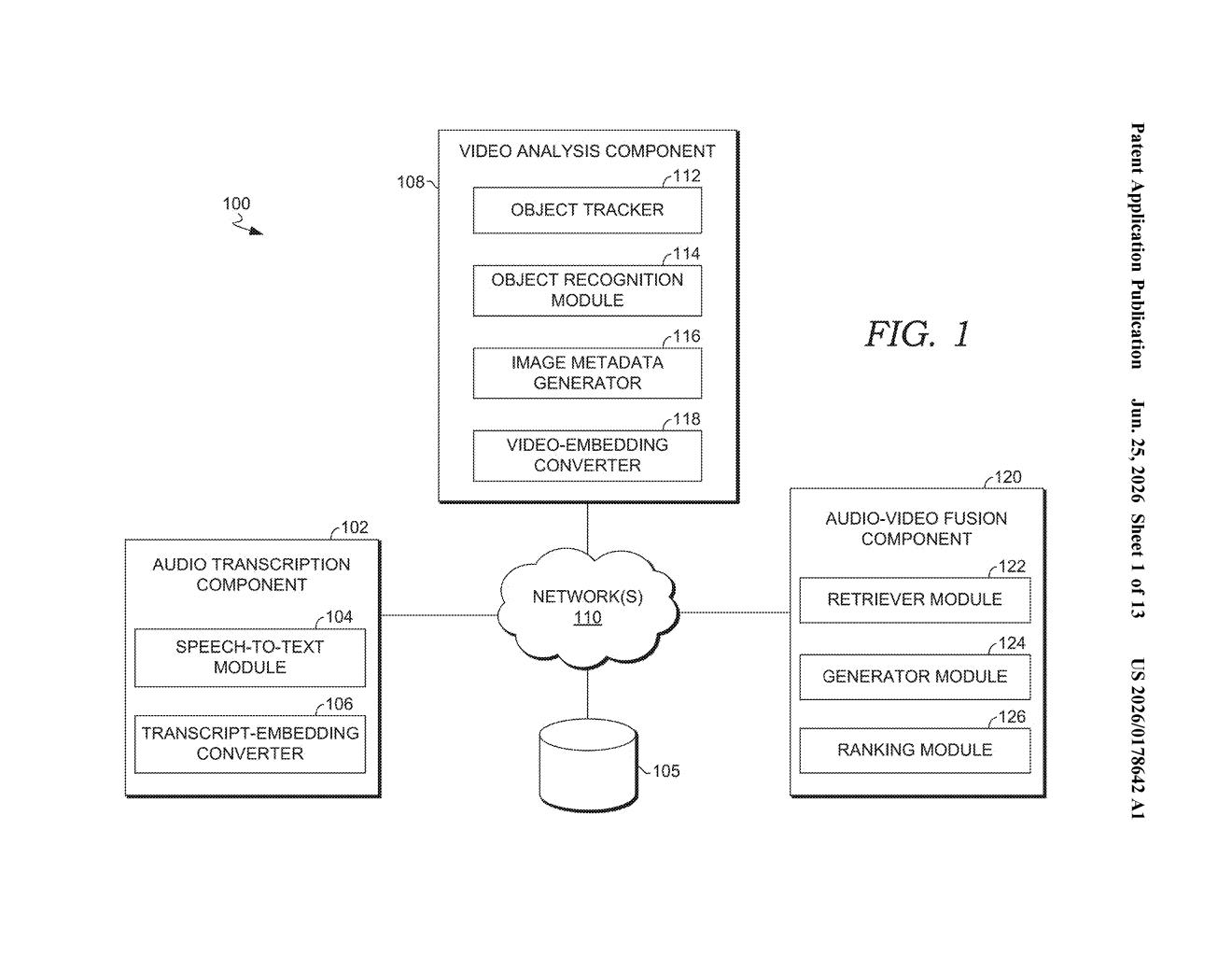 Nvidia Patent: AI That Answers Questions About Videos — figure from US 2026/0178642 A1