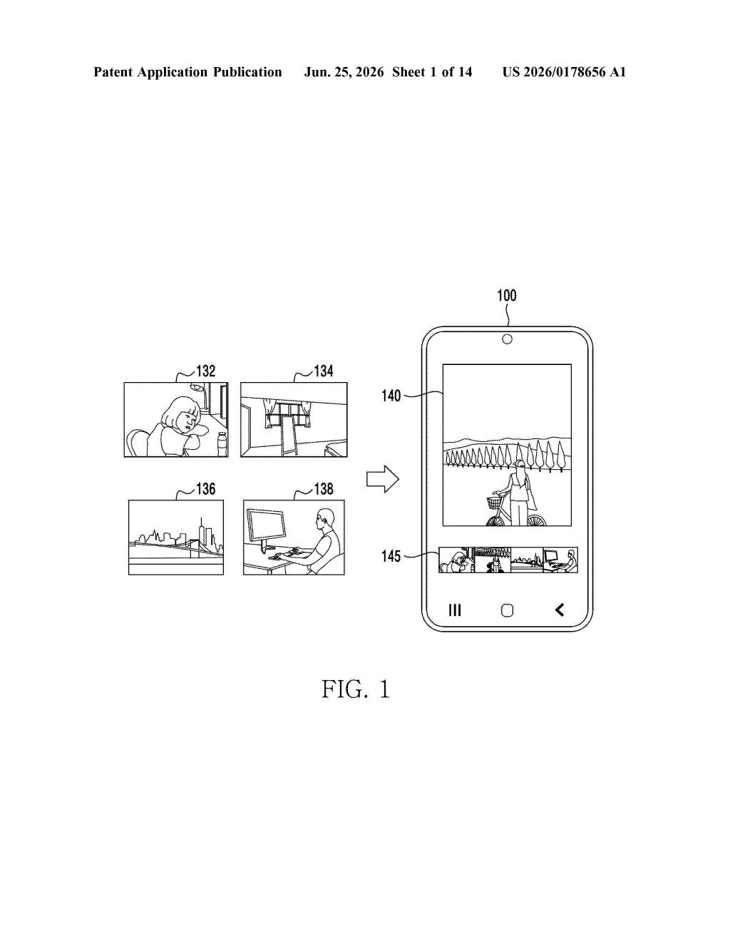 Samsung Patent: Auto-Fill Photo Albums With Related Pics — figure from US 2026/0178656 A1