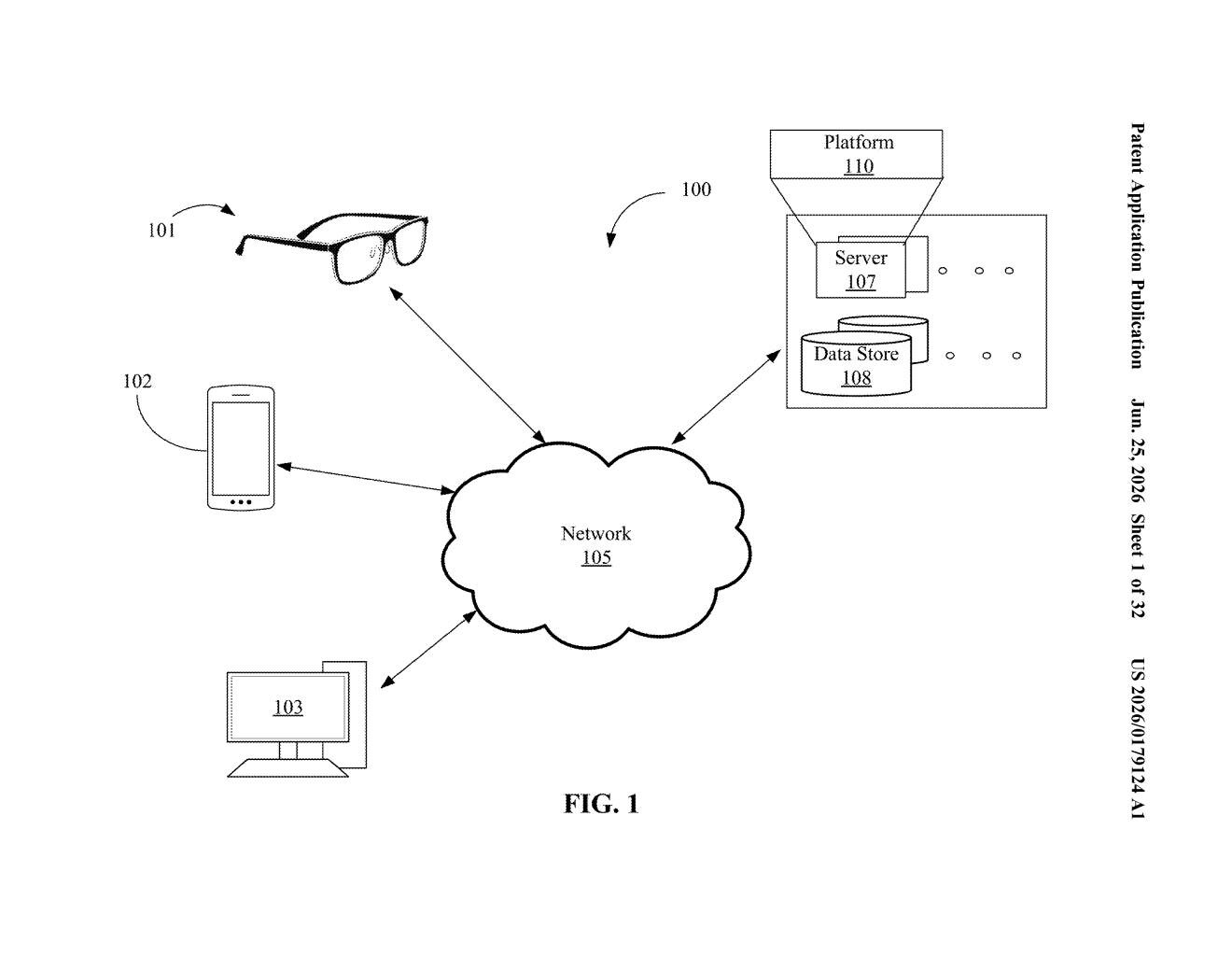 Meta Patent: Ad Ranking Tied to User Activity Score — figure from US 2026/0179124 A1