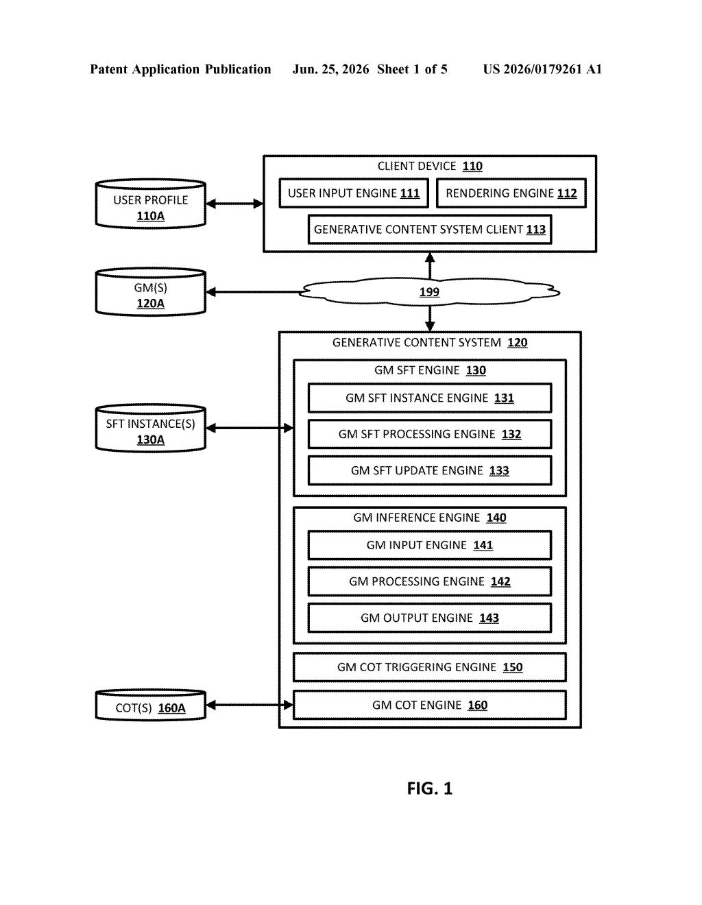 Google Patent: AI That Thinks in Images and Video — figure from US 2026/0179261 A1