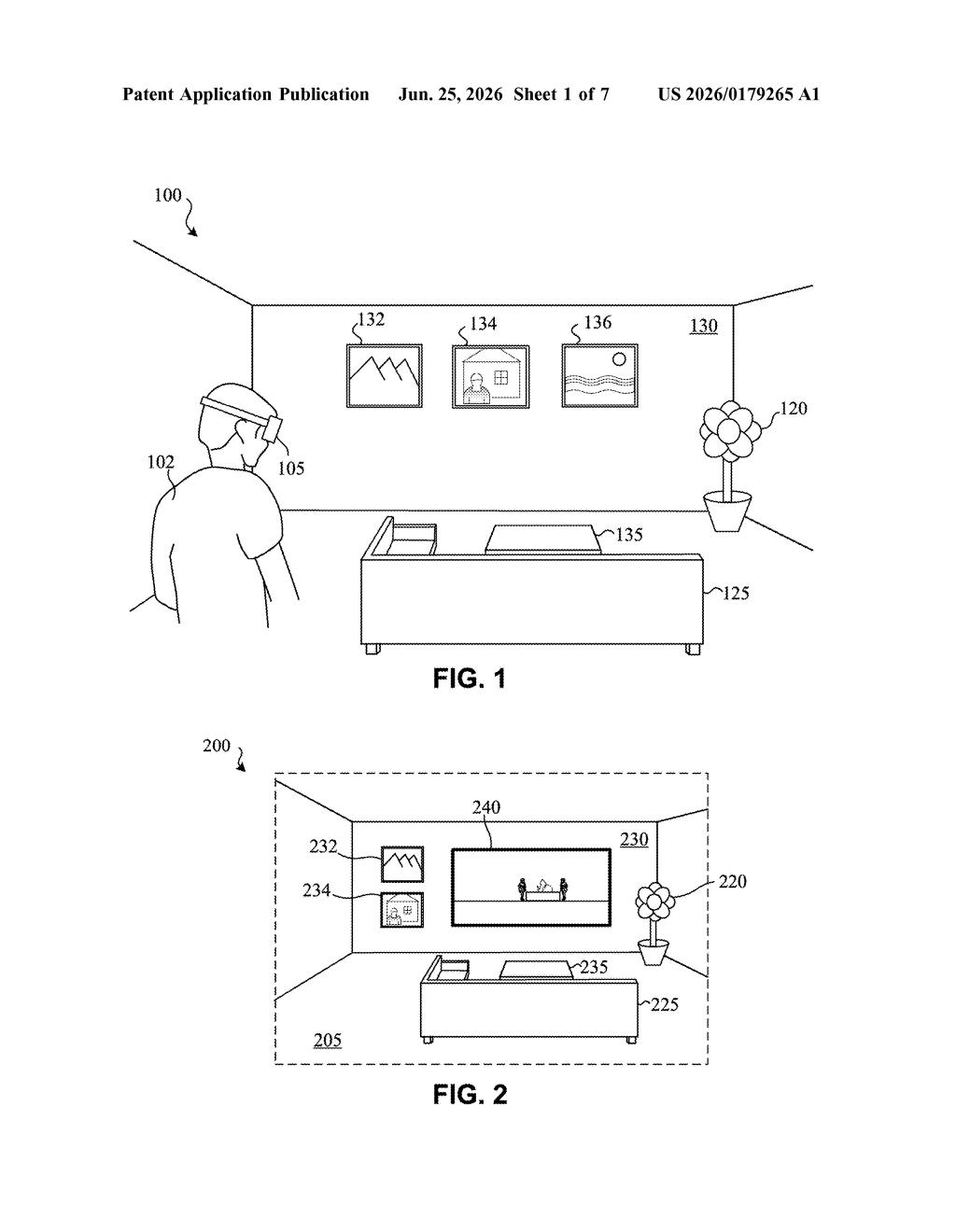 Apple Patent: AR Pass-Through Video Effects Pipeline — figure from US 2026/0179265 A1